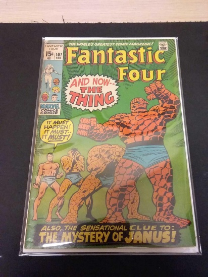 The Fantastic Four #107 Comic Book from Estate Collection