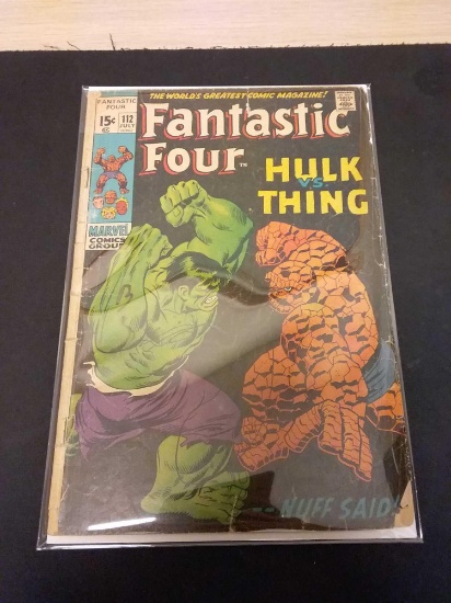 The Fantastic Four #112 Comic Book from Estate Collection
