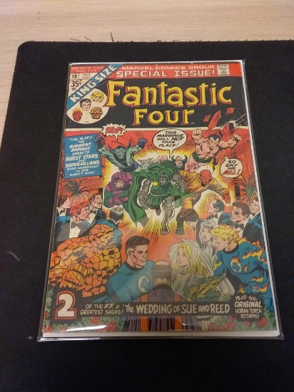 The Fantastic Four King Size Annual #10 Comic Book from Estate Collection