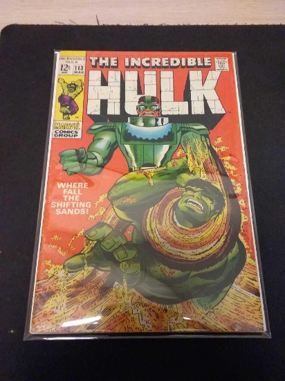 The Incredible Hulk #113 Comic Book from Estate Collection