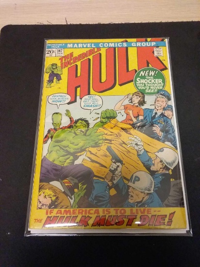 The Incredible Hulk #147 Comic Book from Estate Collection