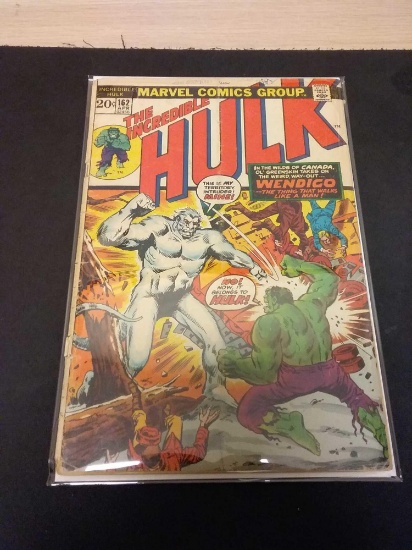 The Incredible Hulk #162 Comic Book from Estate Collection