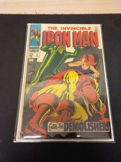 The Invincible Iron Man #2 Comic Book from Estate Collection