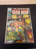 The Invincible Iron Man #37 Comic Book from Estate Collection