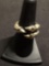 HIGH END MAGE NDC Carved Sterling Silver Star of David DRAGON TALLON Ring Sz 7