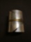 AMAZING Native American Designed Huge Sterling Silver Leaf Design Cuff Bracelet W/ Brass Band - 107