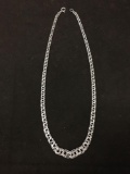 Awesome Multi Link Sterling Silver Chain 18 Inch Necklace - 20 Grams