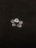 Lot of 5 Small Diamonds From Estate