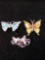 Lot of 3 Vintage Brooches - Butterflies