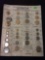 Vintage Lot of Buttons from Estate Collection on Store Display Card