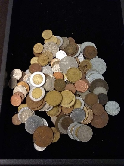 Huge Lot of Foreign World Coins from Estate Collection