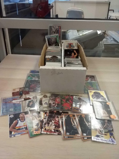 Loaded Two Row Box of Basketball Cards - Rookies Stars Inserts More