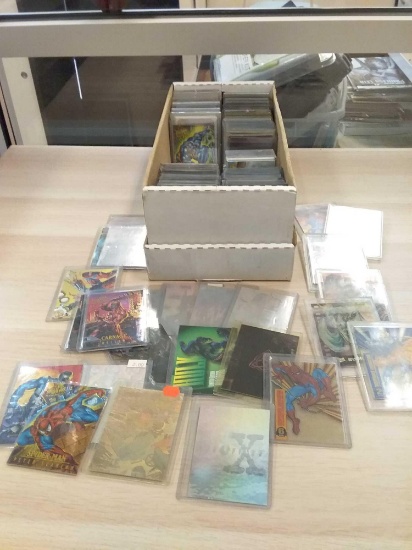 Huge Lot Two Rob Box of Estate Non Sports Cards - Marvel DC Super Hero More