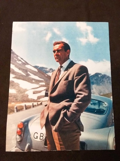 Sean Connery as James Bond Vintage 8x10 Color Photo from Estate Collection