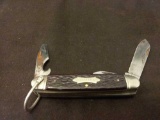 Rare Vintage Camillus Stag Style Heavy Duty Pocket Knife Multi Tool