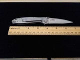 RARE Ken Onion Design Kershaw 1660 Chrome Tone Folding Pocket Knife