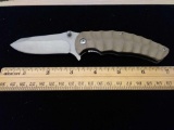 Awesome Ribbed Handle Pocket Knife