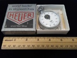 Tag Heuer Trackstar 7 Jewels VTG Stop Watch 603-301 RARE Original Box Works