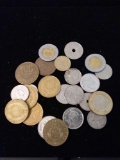 Lot of Vintage Foreign World Coins from Estate Collection