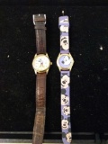 Lot of2 Vintage Mickey Mouse Disney Watches from Estate