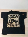 Authentic 1978 Black Sabbath World Tour T-Shirt - Some Staining - Size Estimate Adult Small-Medium