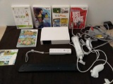Nintendo Wii Video Game Console Bundle with 6 Games - Untested from Estate
