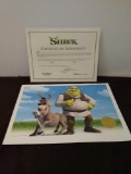 2001 Shrek Print with Certificate of Authenticity
