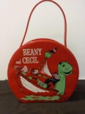 Vintage Beany and Cecil 1960s Lunch Box Purse Makeup Bag Vinyl - Good Condition
