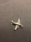 Airline Jet Plane Sterling Silver Charm Pendant