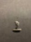 Viking Sailboat Ship Sterling Silver Charm Pendant