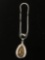 New! Amazing Textured Golden Jasper Gemstone 2in Sterling Silver Pendant w/ 18in Chain SRP $ 69