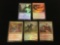 5 Count Lot of Vintage Magic The Gathering Cards Foil Rare - MTG