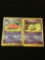 2 Card Lot of Pokemon Japanese Gold Holofoil Trading Cards