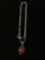 New! Gorgeous Carnelian Detailed Cabochon 1.25in Sterling Silver Pendant w/ 18in Chain SRP $ 39