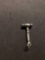 Judge Gavel Auctioneer Sterling Silver Charm Pendant