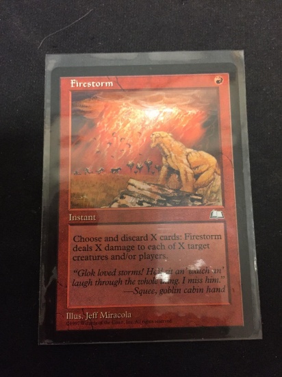 MTG Magic the Gathering FIRESTORM Weatherlight Trading Card