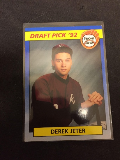 1992 Front Row #55 Derek Jeter Yankees Pre-Rookie Rookie Card