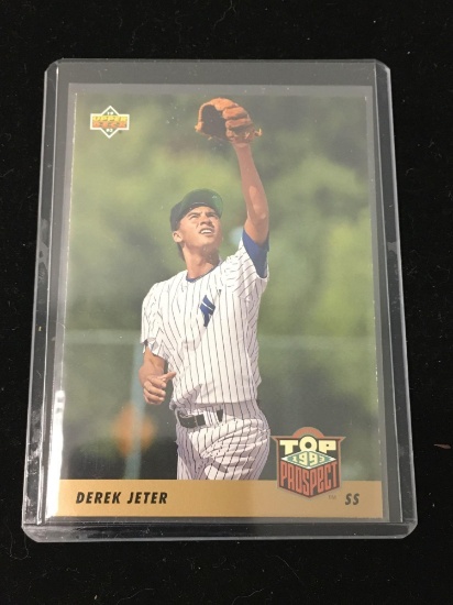 1993 Upper Deck #449 Derek Jeter Yankees Rookie Baseball Card