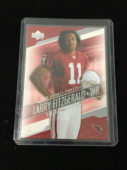 2004 Upper Deck Rookie Prospect Larry Fitzgerald Cardinals Rookie Football Card