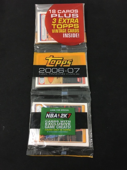 NBA Topps 2006-07 Sealed Basketball Booster Card Rack Pack