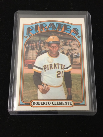 1972 Topps #309 Roberto Clemente Pirates Vintage Baseball Card