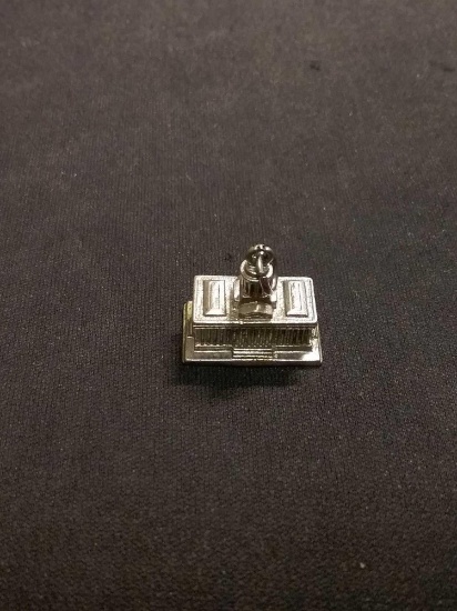 Columbus Ohio Capital Building Sterling Silver Charm Pendant