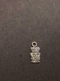 Old Pawn Aztec Figure Sterling Silver Charm Pendant