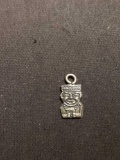 Old Pawn Aztec Figure Sterling Silver Charm Pendant