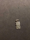 Old Pawn Aztec Figure Sterling Silver Charm Pendant