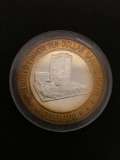 .999 Fine Silver $10 Silver Strike Casino Token - El Dorado Casino Reno Nevada