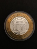 .999 Fine Silver $10 Silver Strike Casino Token - 2000 Nugget Spark Nevada Collectors Series