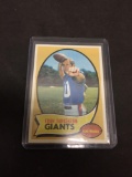 1970 Topps #80 Fran Tarkenton Giants Vintage Football Card from Estate Collection