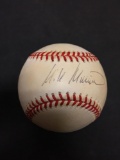Signed MIKE MUSSINA Autographed American League Baseball - Yankees Orioles - Hall of Famer