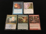 5 Count Lot of Magic The Gathering Playing Cards - MTG